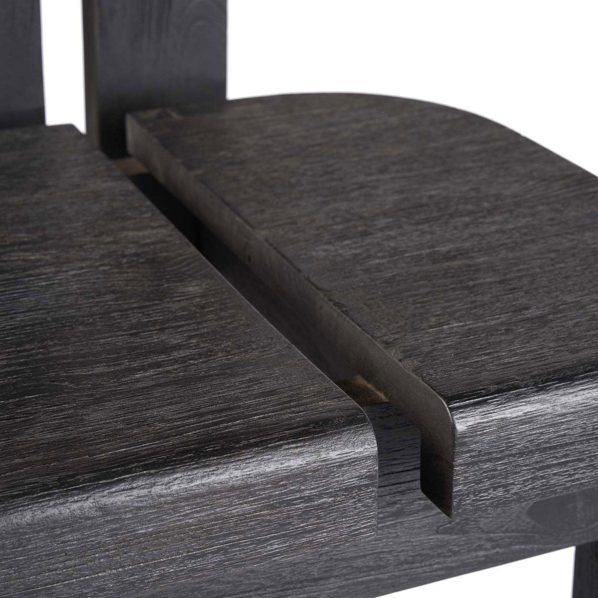 Black Barstool Handmade from Natural Materials