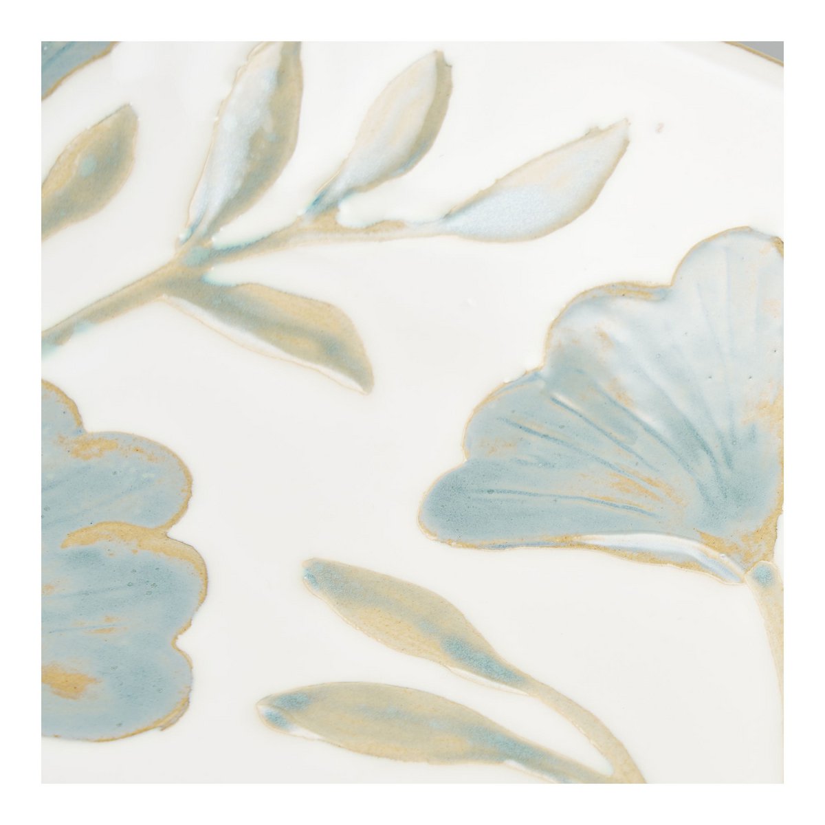 Ceramic Serving Tray - White Decorative Tray, 35.5 cm