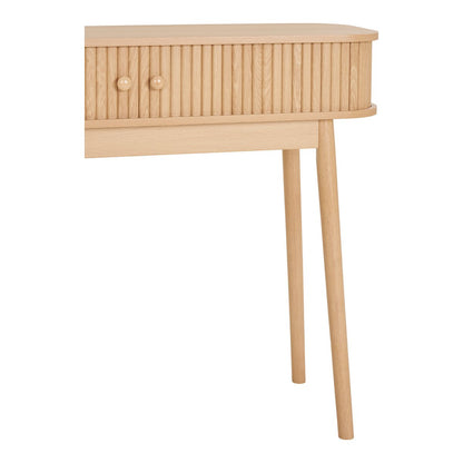 Nikko Console Table - Natural, MDF/Pine, 100x30x80.5 cm