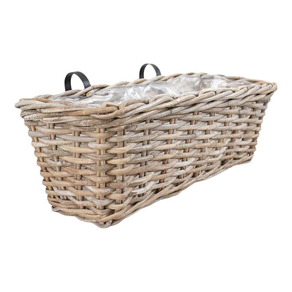 Batu Planters - Kubu, Kubu Rattan, 60x20x23 cm
