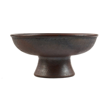 Terracotta Fruit Bowl - Rustic Ethnic Style Centerpiece - Medium
