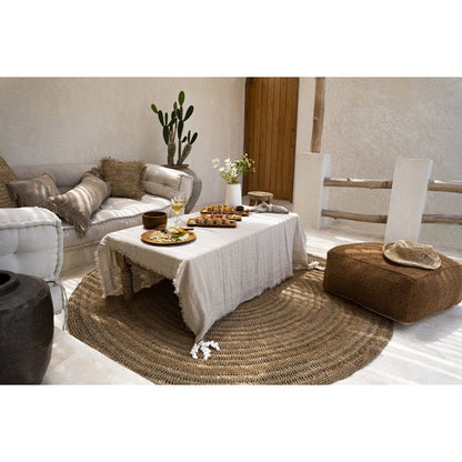 Le Napperon en Lin - Beige - 150x250