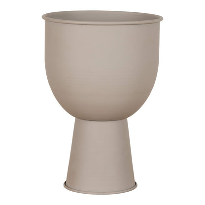 Amalfi Flowerpot - Sand, Steel, Ø19x27 cm