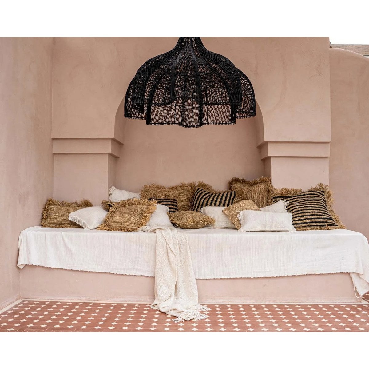 Black Cloud Pendant Lamp - XL Modern Hanging Light Fixture