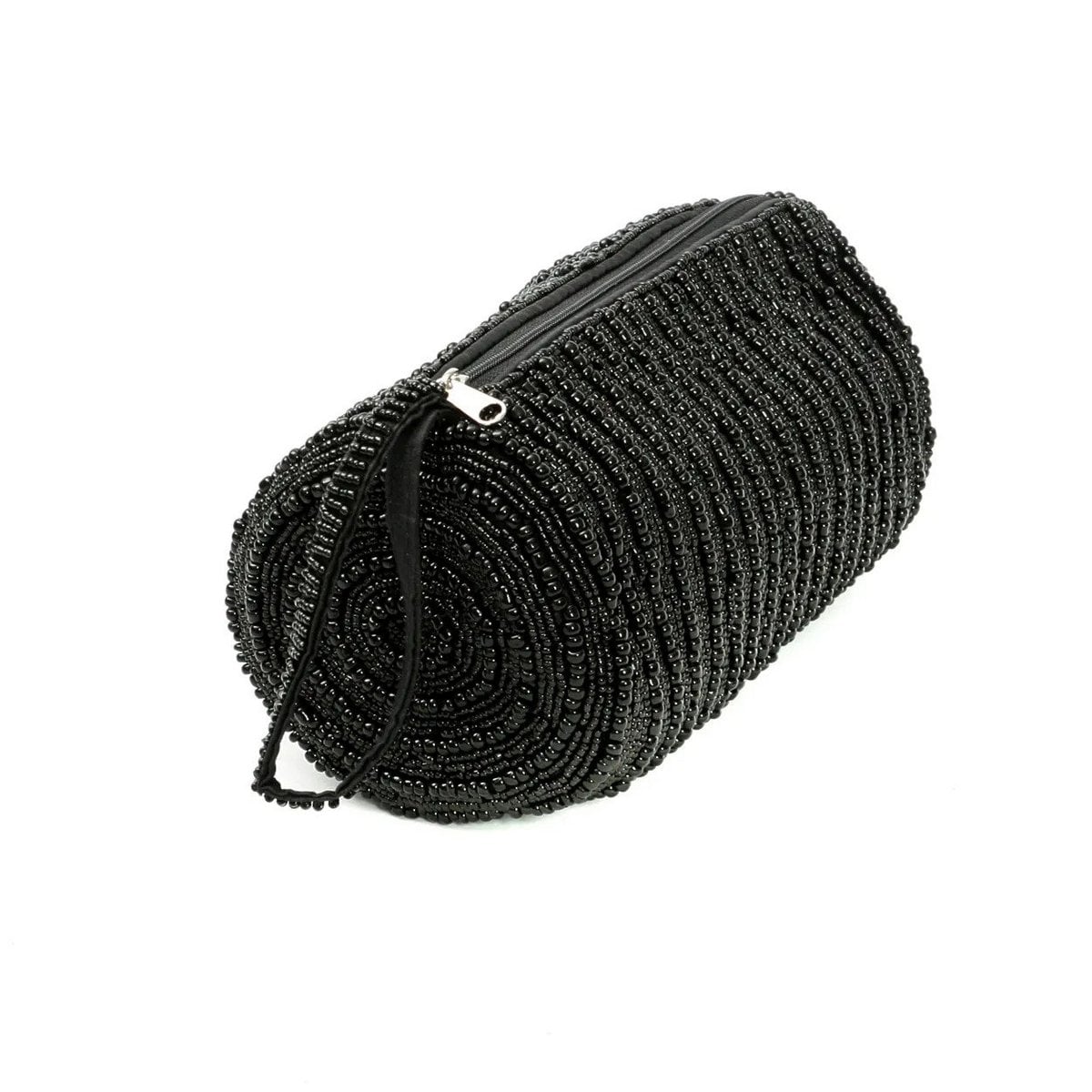Cotton Pencil and Beauty Case - Black
