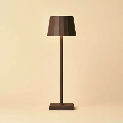 Wouter Mocha Brown Rechargeable Table Lamp | Wireless Charging & 120-Hour Battery Life