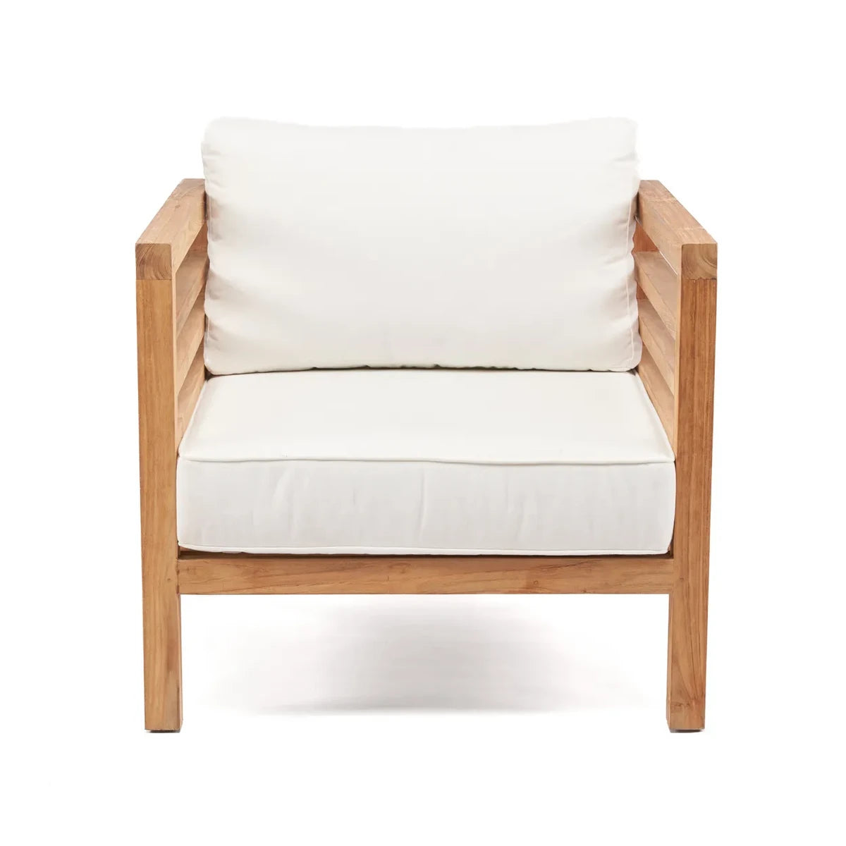 Teak One Seater Sofa - Modular Outdoor Seating