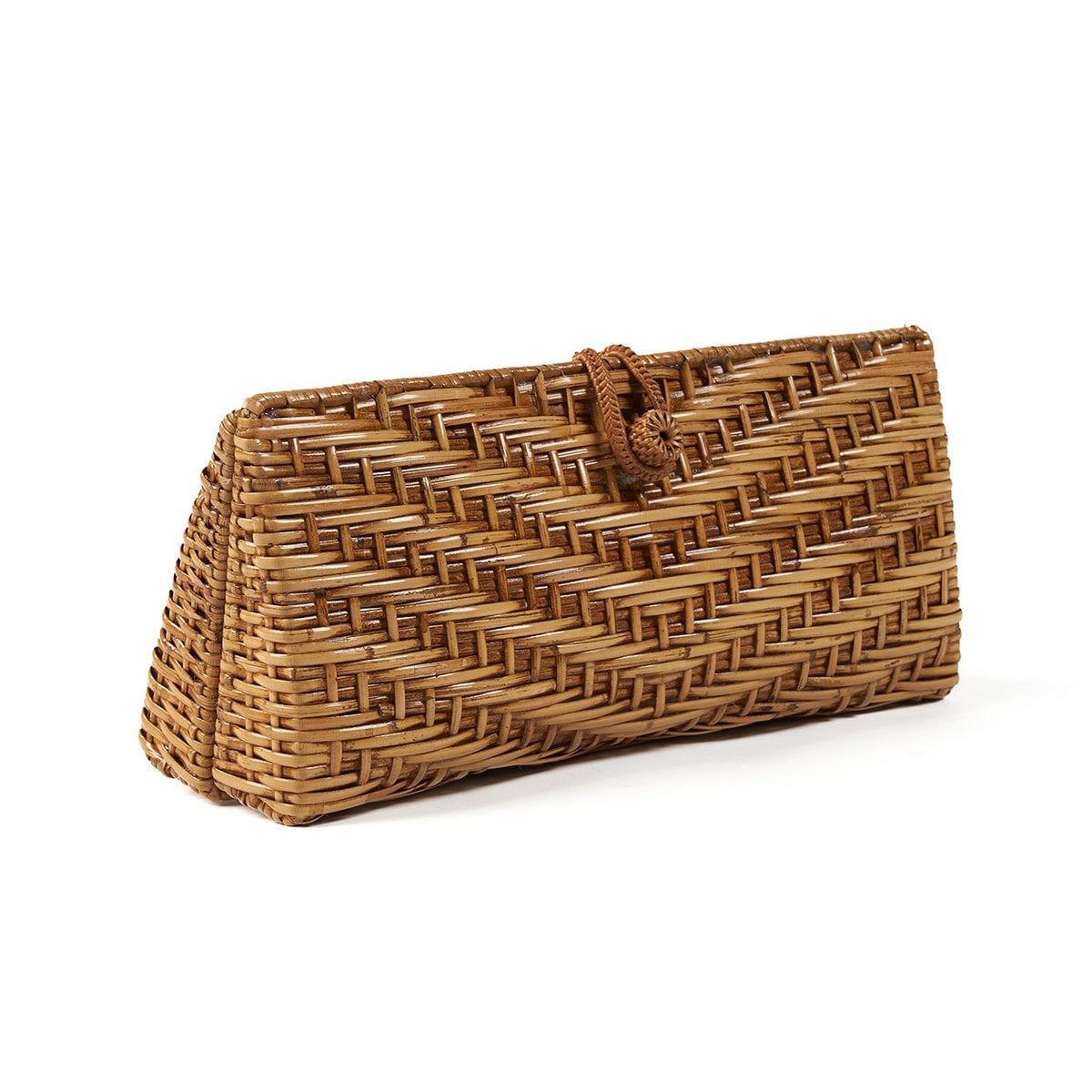 Rattan Clutch Bag - Natural Handwoven Summer Style