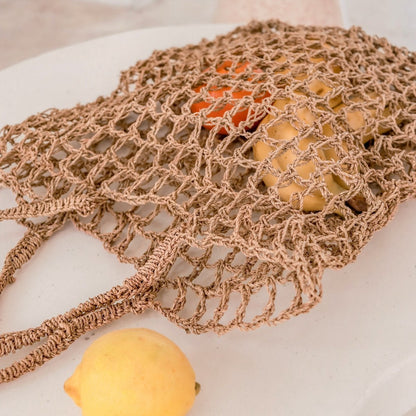 Raffia String Bag - Handwoven Reusable Grocery Bag | CANANG