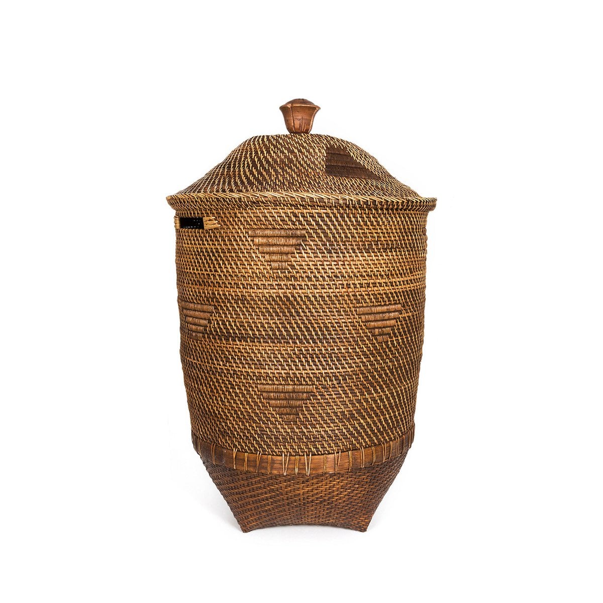 Rattan Laundry Basket XL – Colonial Style – Natural Brown