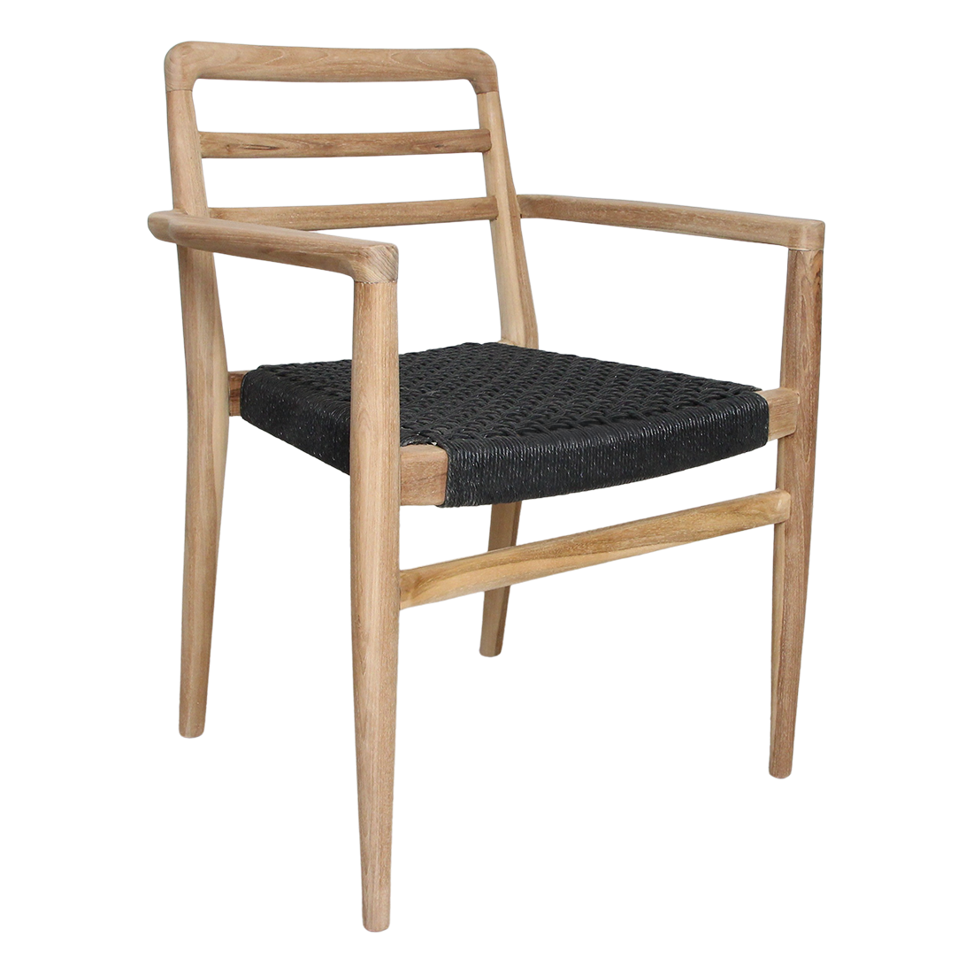 Sillón de teca Verano para jardín - Negro