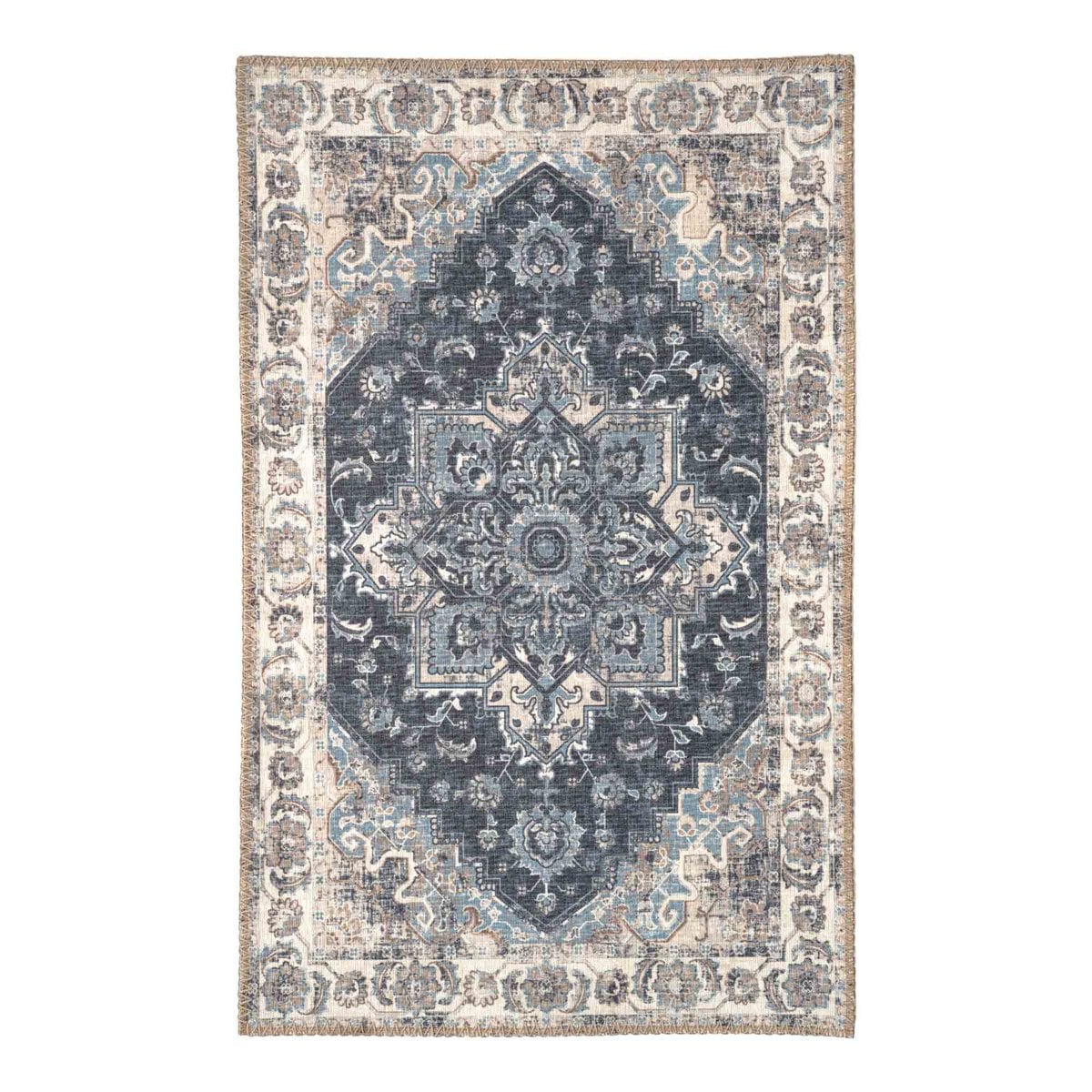 Felpudo Habana - Azul, Poliéster Chenille, 50x80cm