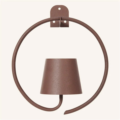 Metal Wall Lamp – Dark Brown Rechargeable Cordless Dimmable