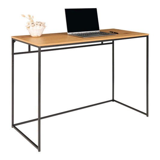 Vita Desk - wygląd dębu, czarny, 100x45x75cm