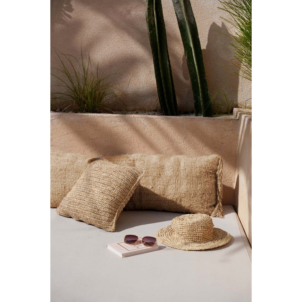 Beige Lumbar Cushion Cover - Oh My Gee Living