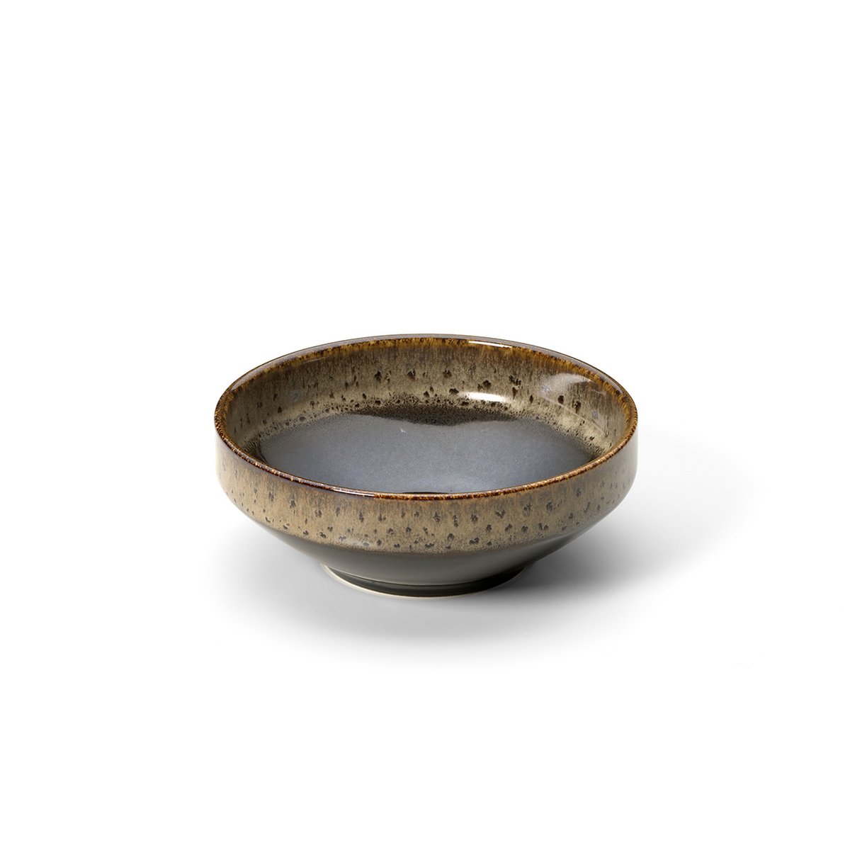 Dark Brown Ceramic Bowl - Kyoto Low Bowl