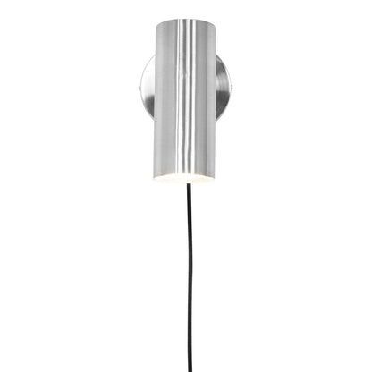 Metal Wall Lamp - Silver Paris Light, Modern Bedside Fixture