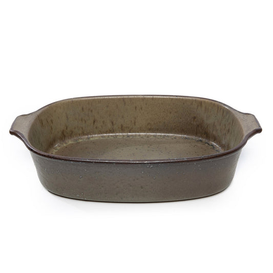 Crackle Glaze Oven Tray - Green Comporta Serving Tray - Large