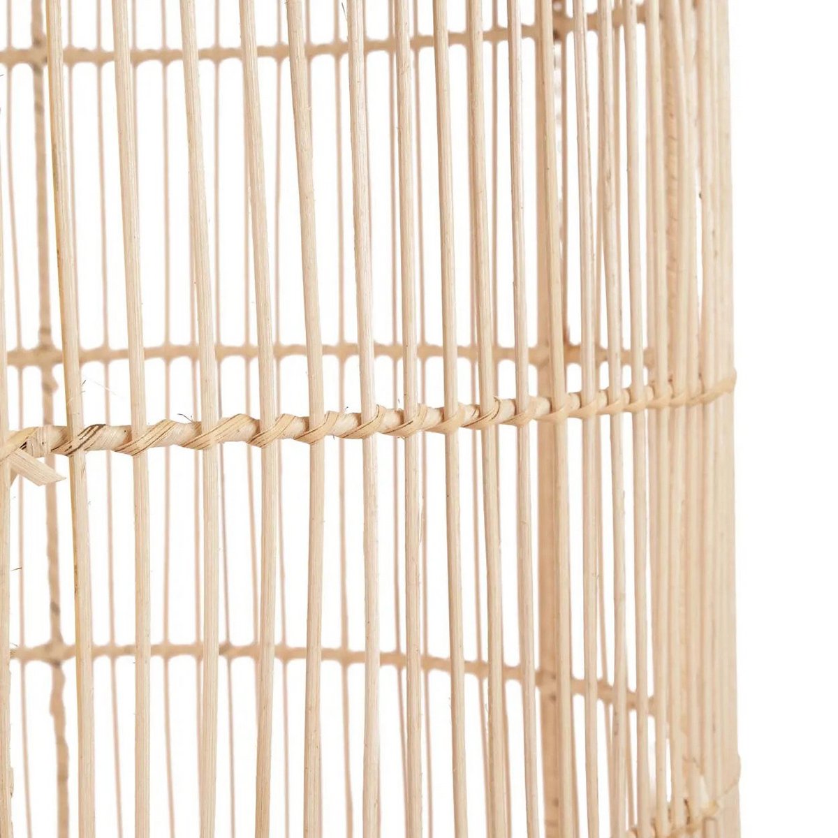 Rattan Pendant Light Large Woven Ceiling Lamp - Natural