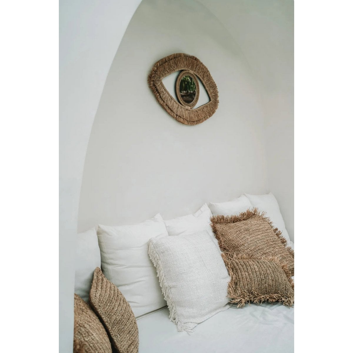 El Espejo Raffia Eye - Natural - M
