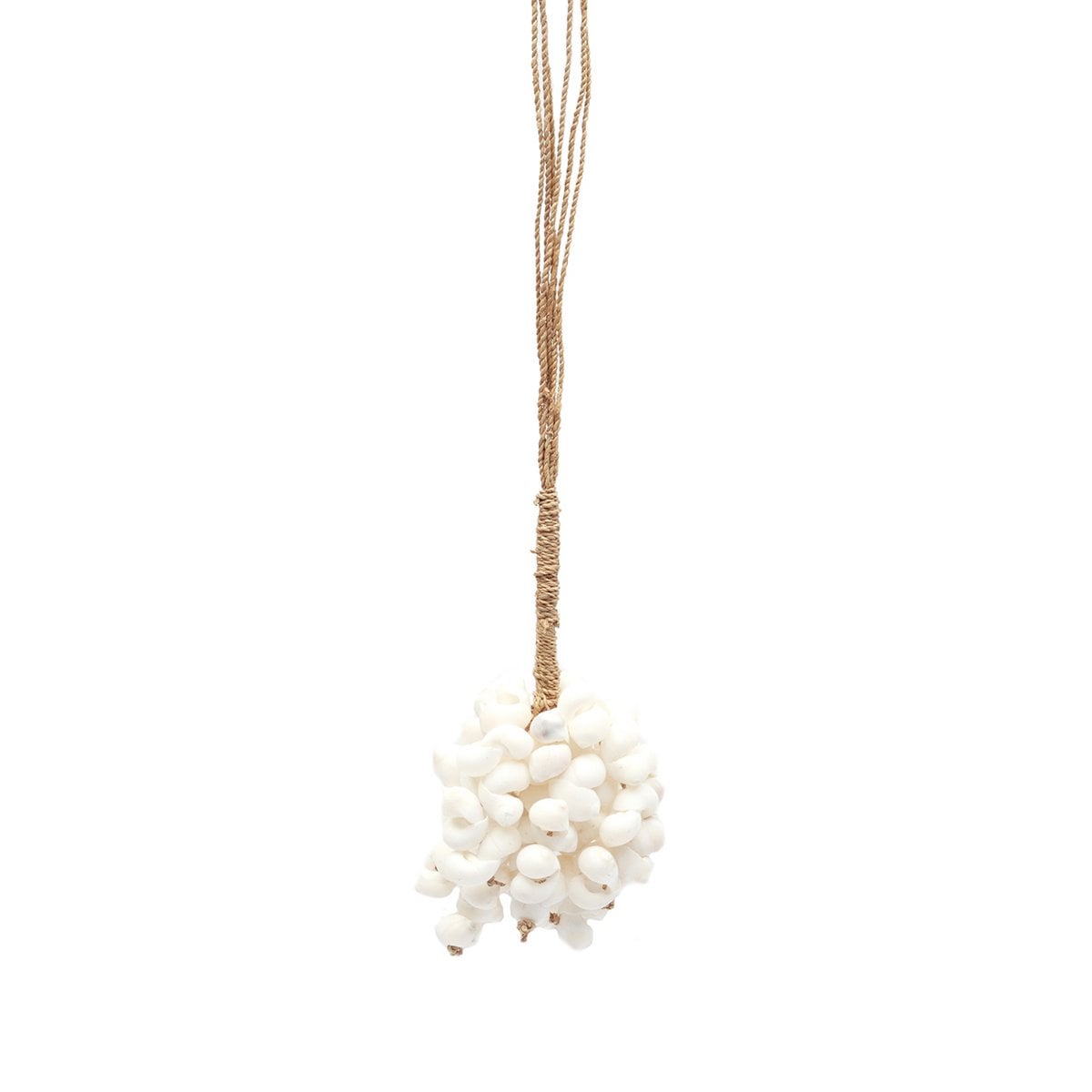 Shell Tassel Wall Decor - White Bohemian Style Kai Tassel