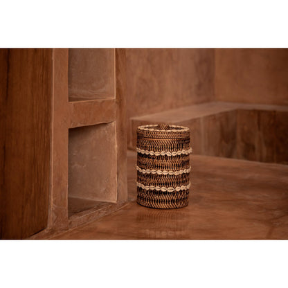 The Shell Storage Bin - Natural Brown