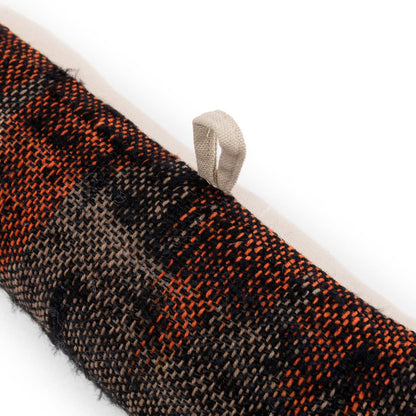 Oh My Gee Modern Door Draft Stopper – Energy Saving Black & Orange