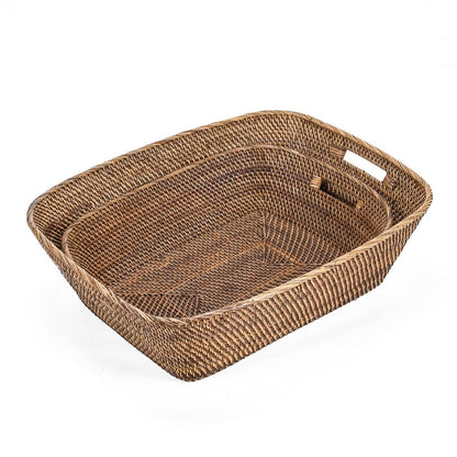 The Hannah Laundry Basket - Natural Brown - M