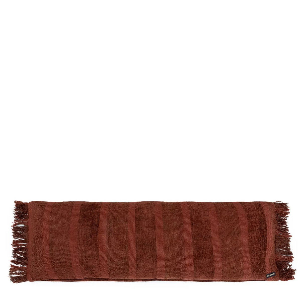 Velvet Cushion Cover - Burgundy Bohemian Style - 35x100