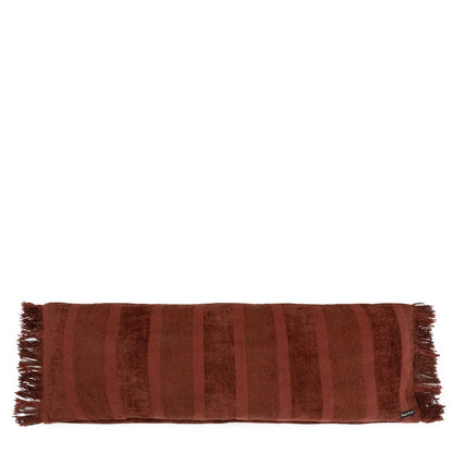 Velvet Cushion Cover - Burgundy Bohemian Style - 35x100