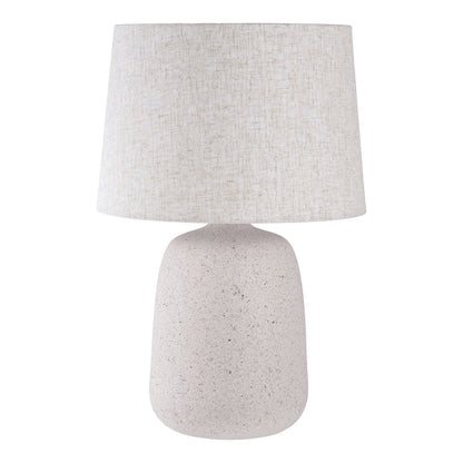 Ceramic Table Lamp - Stone Beige Nordic Design