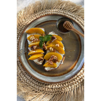 Teak Root Honey Dipper - Natural Wood Honey Roller