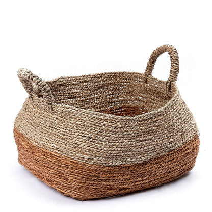 Banana Fiber Storage Basket - Seagrass Laundry & Plant Basket, 3 Sizes