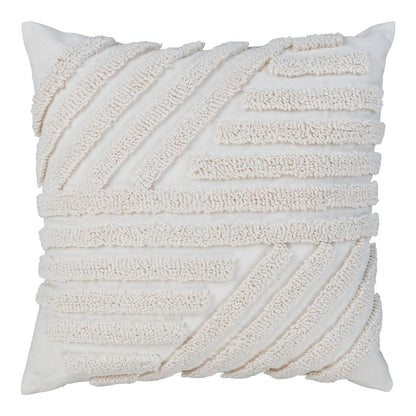 Albany Cushion - Cushion, Polyester, Cotton, white, 45x45 cm