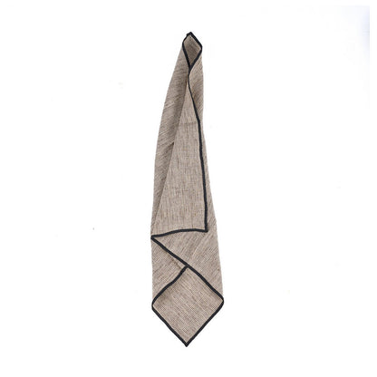 Linen Napkin - Natural Black - 45x45