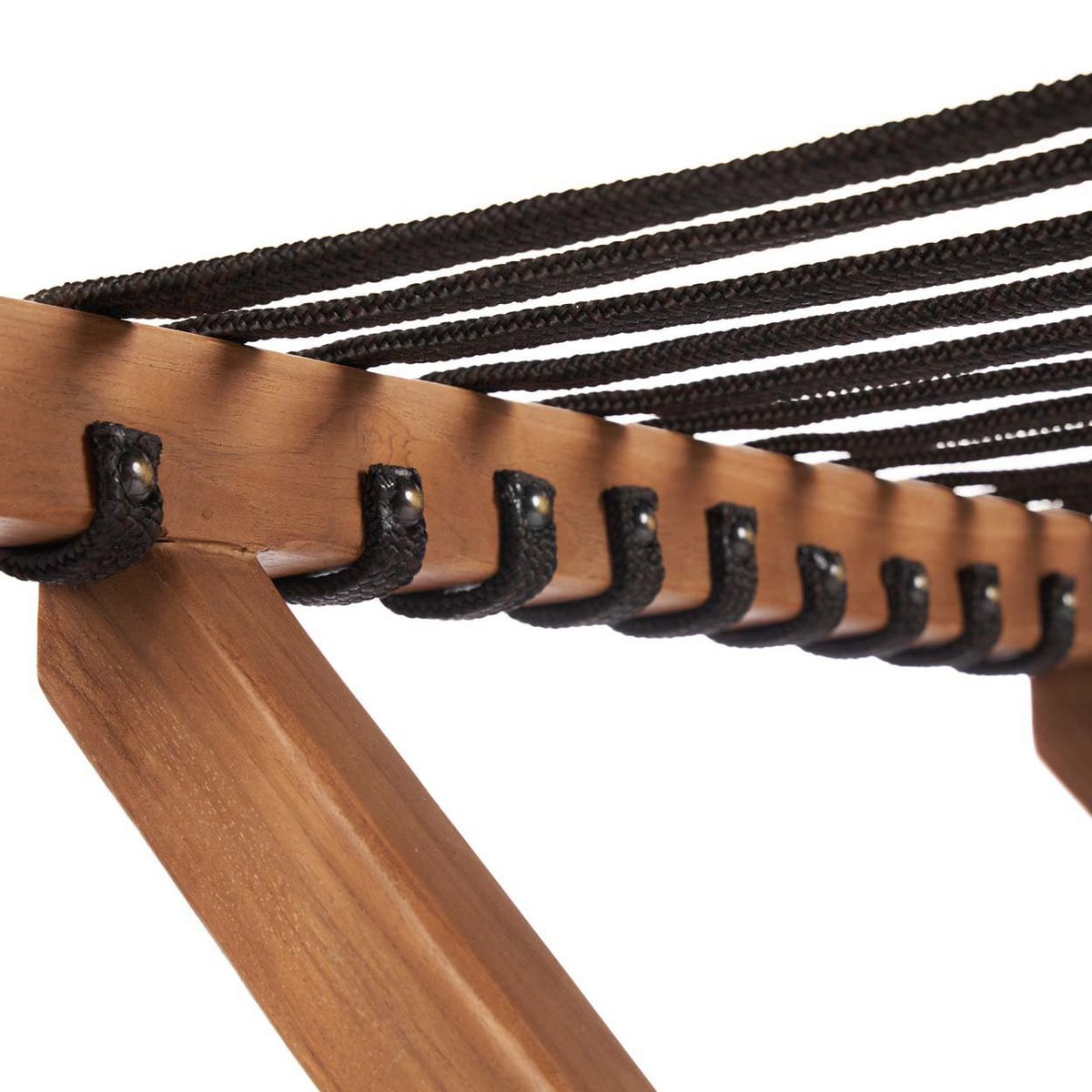 Natural Wood Luggage Rack - Foldable Guest Room Rack - Medium