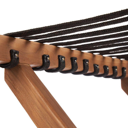 Natural Wood Luggage Rack - Foldable Guest Room Rack - Medium