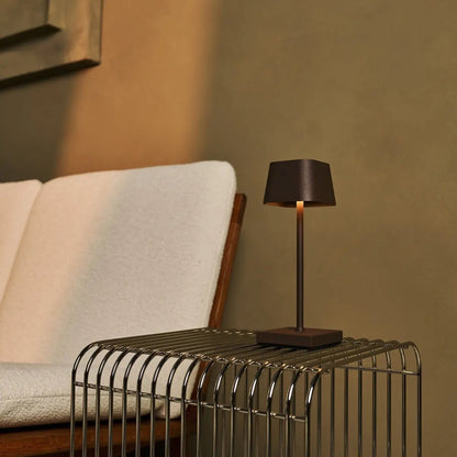 Combi Set Professional | 8 x Sarphati Mini Mocha Brown Rechargeable Table Lamps & 1 x Central Station Charging Station