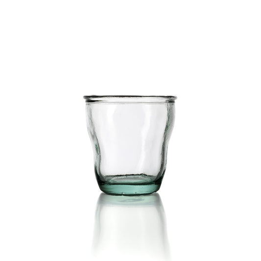 Recycled Glass Water Tumbler - The Tching Mindful Glass, Blue