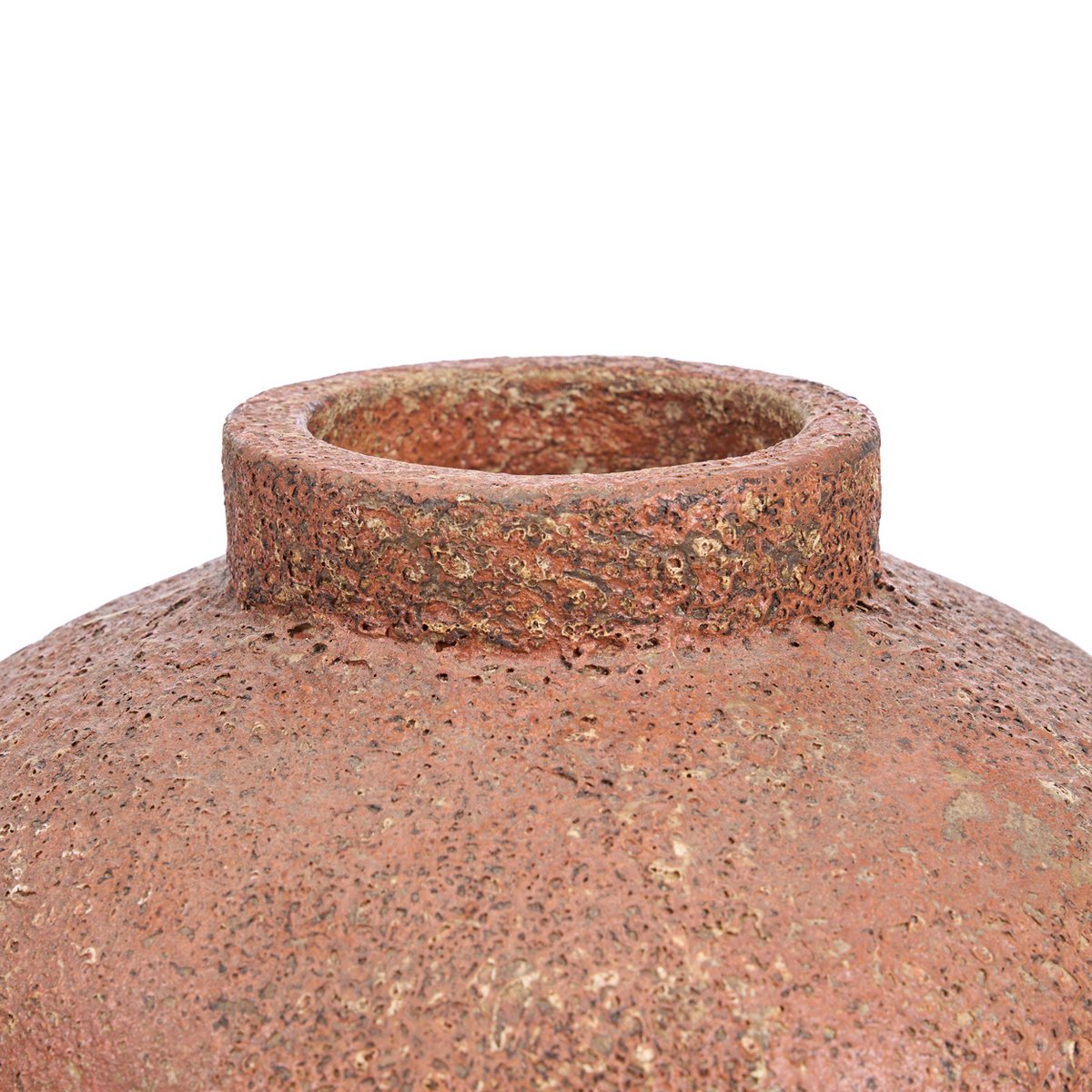 Terracotta Clay Vase - Large Decorative Sculpture