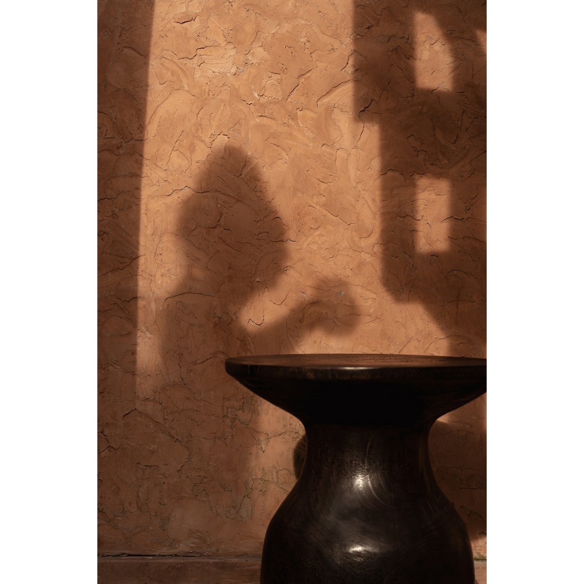 The Hourglass Side Table - Dark Walnut