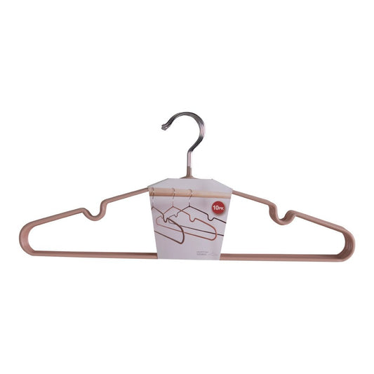Massa Hangers - Rose, Metal, 41x4x18 cm - Set of 10