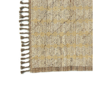 Wool Afghan Area Rug – Handwoven, 307 x 212 cm, Natural Dye