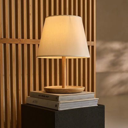 Emily Light Brown Wooden Lamp | Cable & Sustainable Design