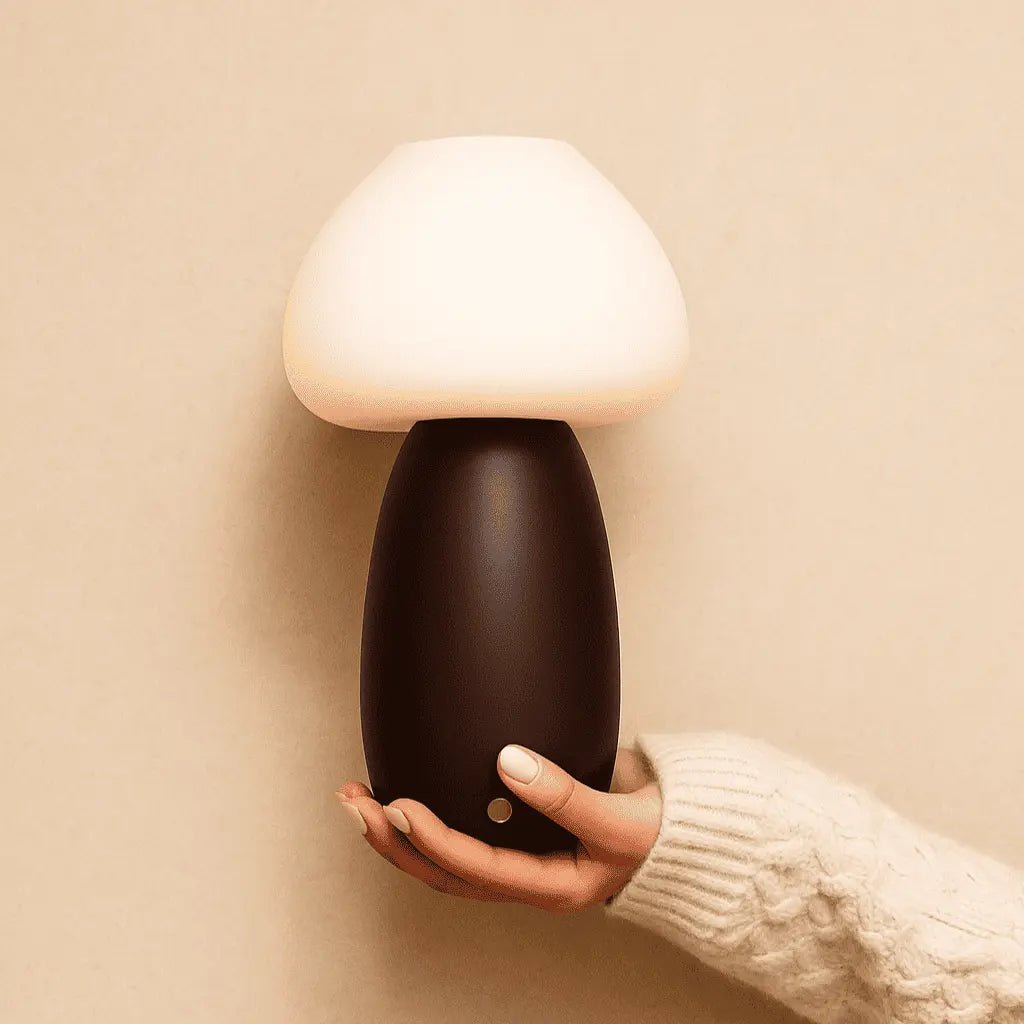 Bear Dark Brown Rechargeable Lamp | Cordless, Dimmable & Up to 100 Hours of Battery Life
