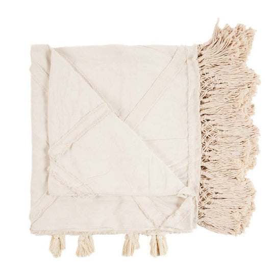 Ριχτάρι κρεβατιού Natural Cotton Berber - Απαλό & Ανθεκτικό
