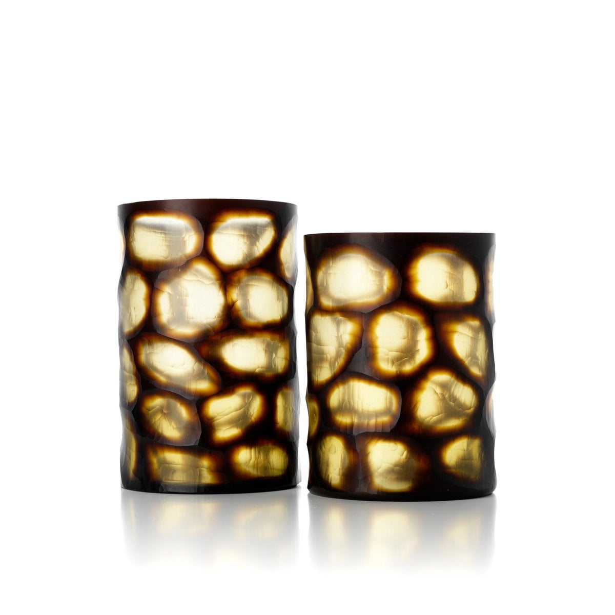 The Vague Dorée Vase - Honey - L
