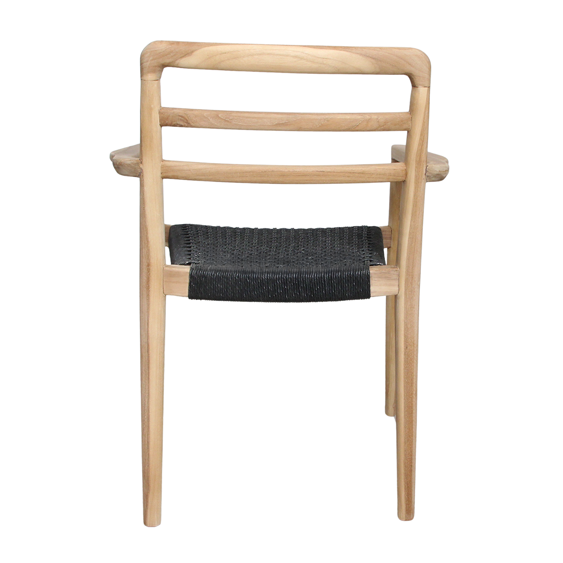 Sillón de teca Verano para jardín - Negro