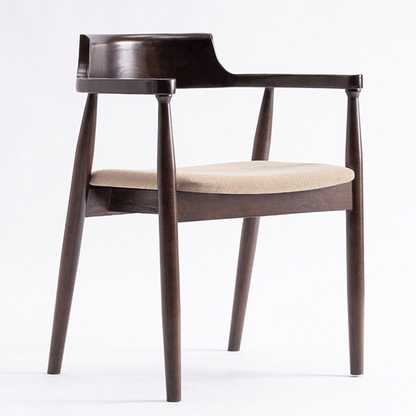 Elegant Nordic Dining Chair | Solid Beechwood | Hiroshima Chair - JUGLANA