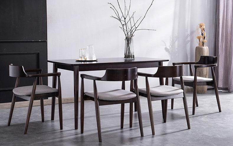 Elegant Nordic Dining Chair | Solid Beechwood | Hiroshima Chair - JUGLANA